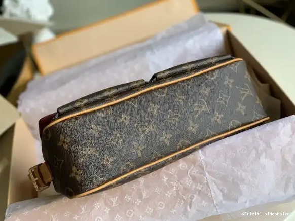 Official oldcobbler LOUIS VINTAGE VUITTON bag-30*11*13CM 0627